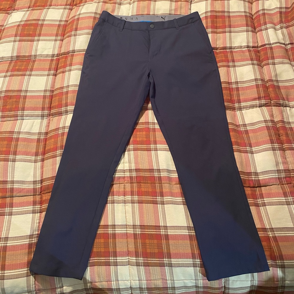 Puma Tailored Jackpot Golf Pants - Navy Blue